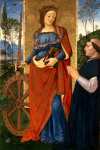 Pintoricchio - Saint Catherine of Alexandria with a Donor